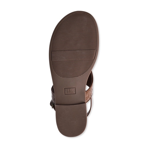 Time and Tru | Women's Hooded Flat Thong Memory Foam Sandals | Size: 11 - Picture 5 of 9